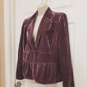 Blazer Purple velvet